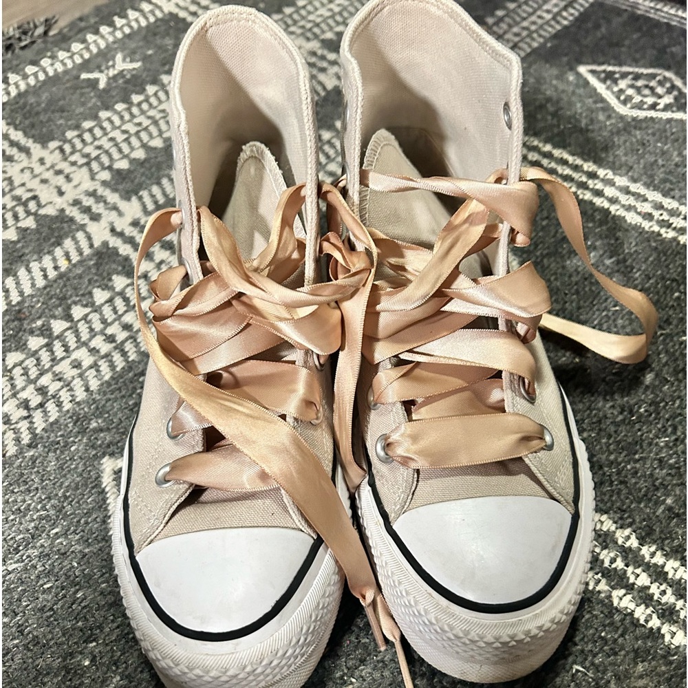 Platform high top converse 6.5